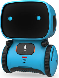 GILOBABY Smart Robot, Touch & Voice Control Interactive Toy for Kids 3-5 – Fun for Kids & Family - Blue