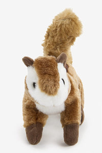 goDog Amphibianz Gecko Squeaky Plush Dog Toy - Wildlife Chipmunk (Brown) / Large - image 4