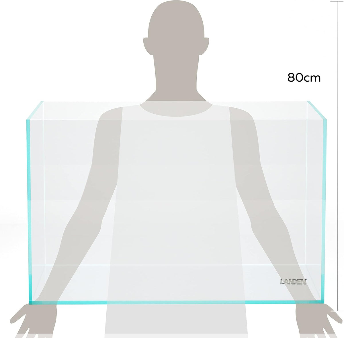 Aquarium 75H 37 Gallon Ultra Clear Glass Rimless Fish Tank – Essentials for Fish - Standard / 55Gal W35.4×D19.7×H19.7 in(90x50x50cm) - image 3