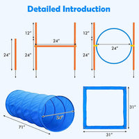 XiaZ Dog Agility Course Backyard Set - image 2
