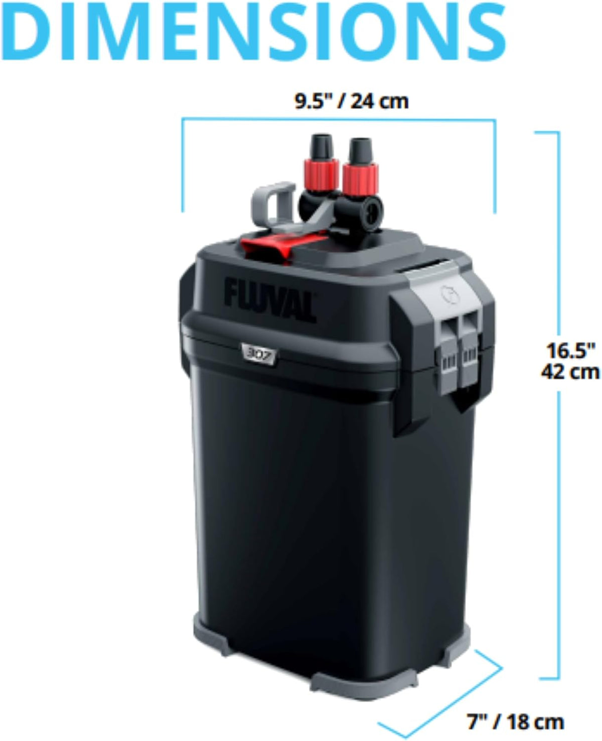Fluval 207 Perfomance Canister Filter for Aquariums up to 45 Gallons – Essentials for Fish - 70 Gallons - image 2