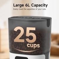 PAPIFEED Automatic Cat Feeder with App, WiFi Auto Cat Feeder - White / 2.4G WIFI - image 3