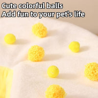 Cozy Cake Hamster House - Soft Plush Hideout & Tunnel Bed for Guinea Pigs, Syrian Hamsters, and Small Animals - Adorable, Warm & Washable Hideaway for All Seasons, Perfect Cage Accessory