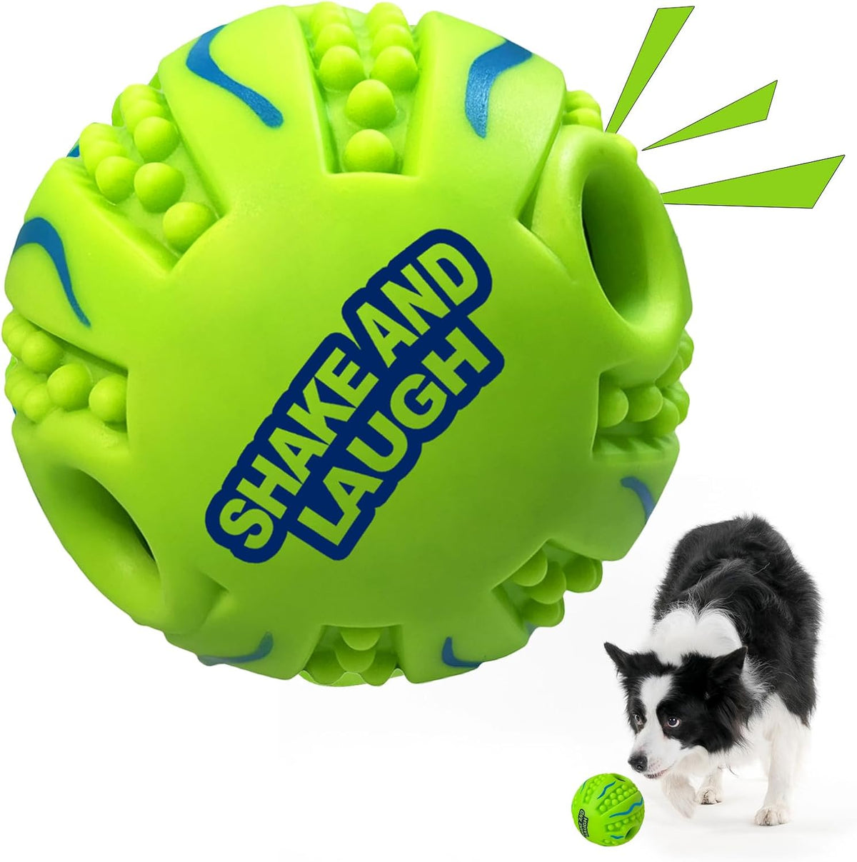 Dog Toys Ball, Interactive, M - Spiky, Wave / L 3.94 in (10 cm)