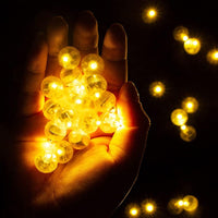 50pcs White LED Balloon Lights - 100PCS / Yellow - image 3