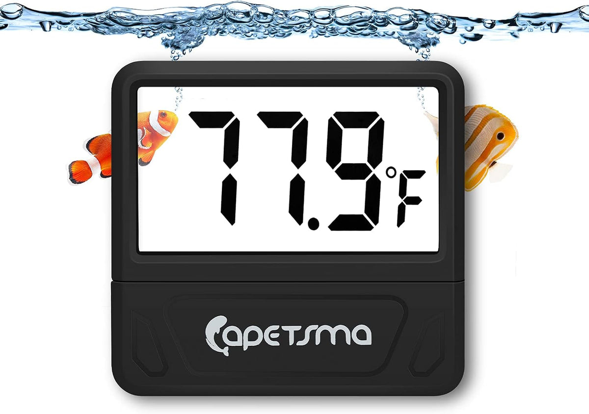 capetsma Aquarium Thermometer Digital Fish Tank Thermometer Accurate