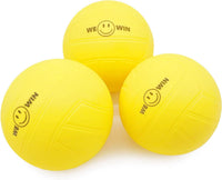 Aolowewin roundnet replacement balls, soft rubber with deep grooves, 3.5 inch