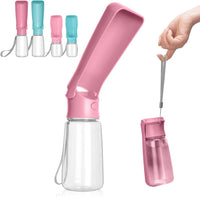 Portable Dog Water Bottle - Pink / 19oz