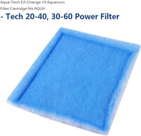 20PCS Fish Tank Filters, Aquarium Filter Cartridge Compatible with Rite-Size C & Fit for EZ-Change #3 20-40/30-60 Gallon Fish Tank Power Filter Replacement, #3 Fish Tank Filter