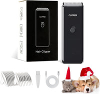 Professional Household Waterproof Low Noise Pet Hair Clippers - Ap005-black