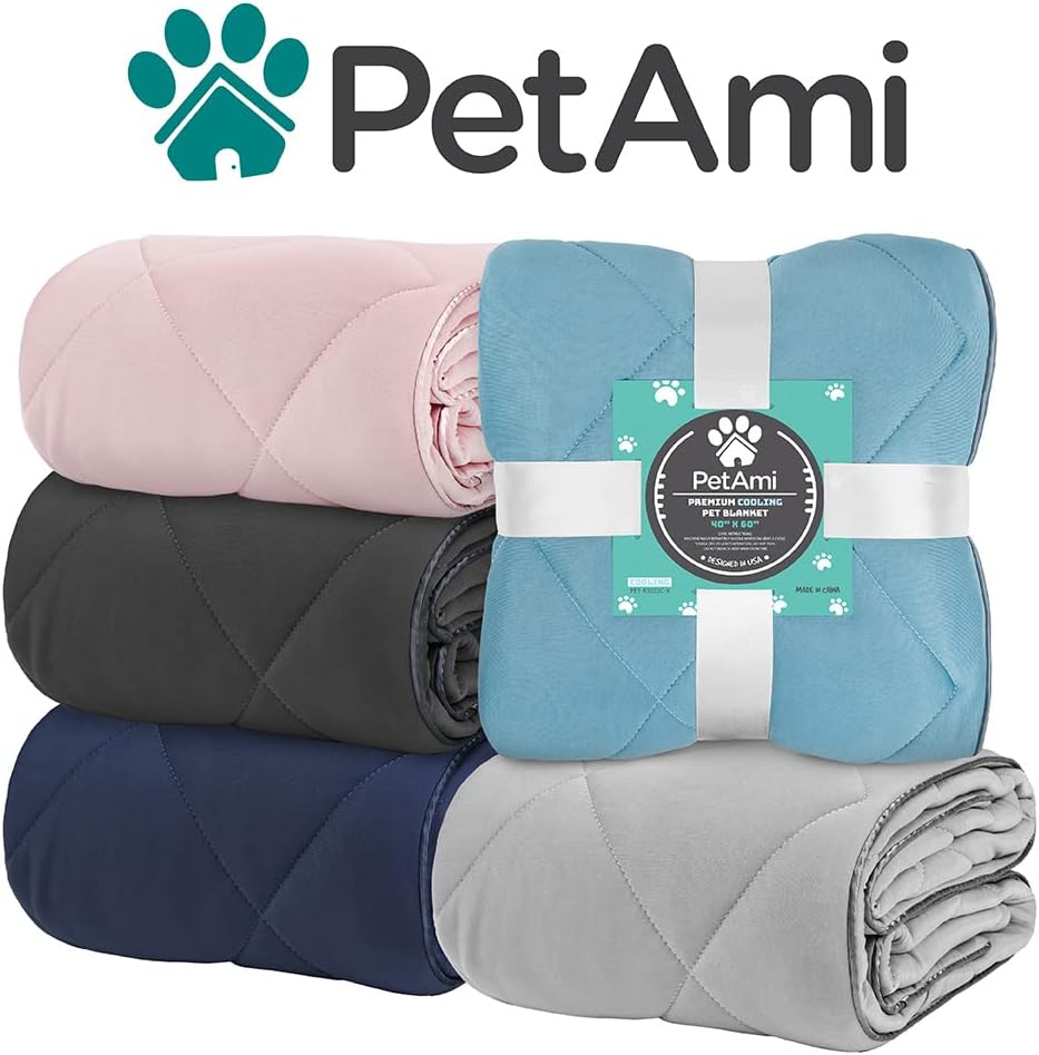 PetAmi Cooling Dog Blanket Lightweight for Small Pet Cat, 24x32 - Pink / Small (24x32) - image 4