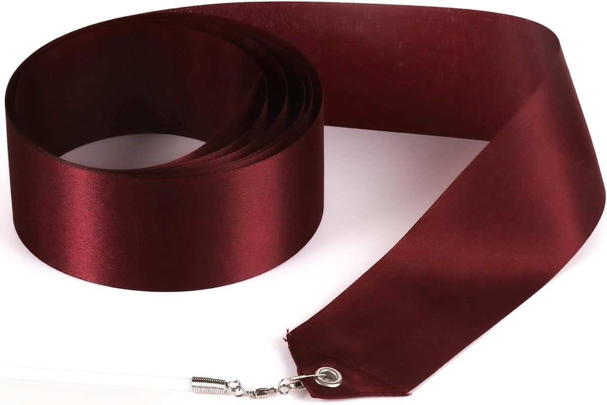 12PCS Red Dance Ribbons, Red Party Favors - Burgundy 12PCS - image 3