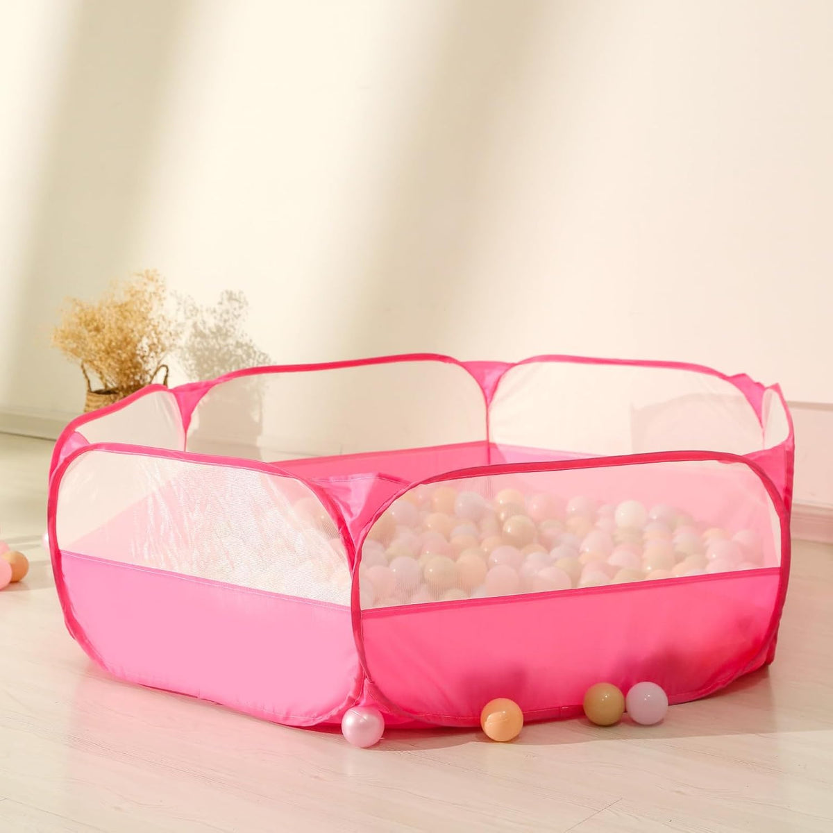 TRENDPLAY foldable pop up ball pit play tent for toddlers with storage bag - view 24