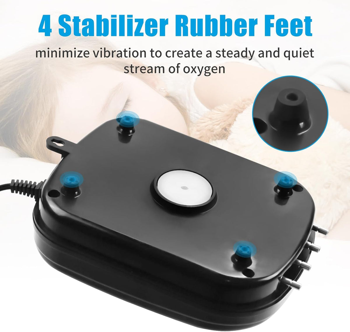 AQUANEAT Aquarium Air Pump 300GPH - image 4