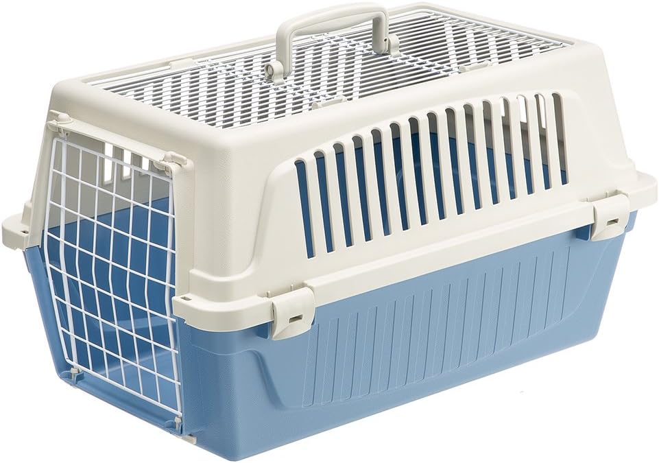 Ferplast Atlas Pet Carrier - Blue / 22.8"L x 14.5"W x 12.6"H
