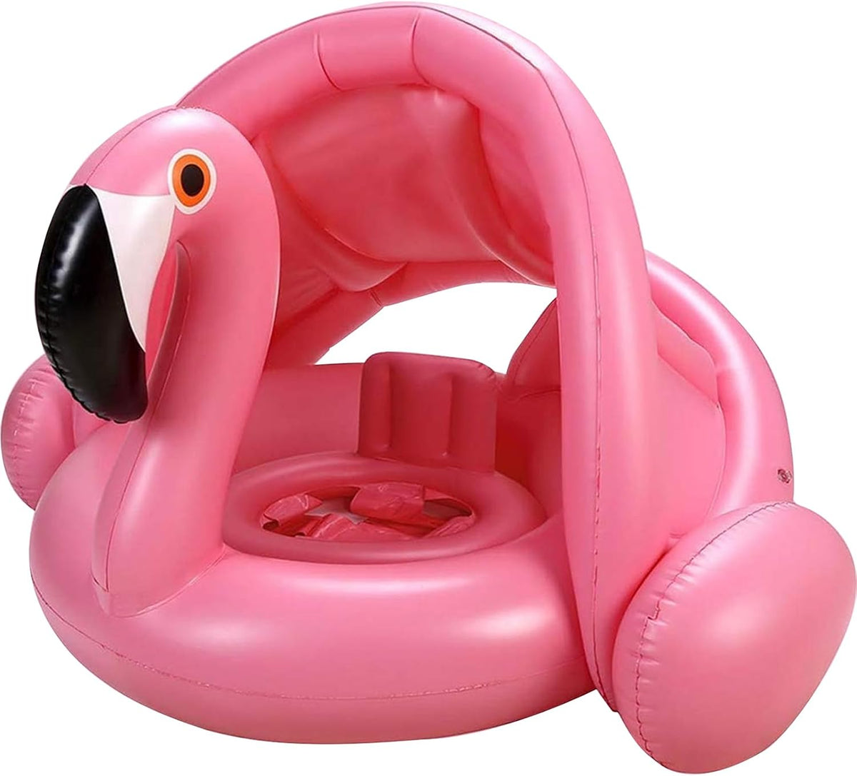 Flamingo Baby Float with Canopy, Baby Pool Float