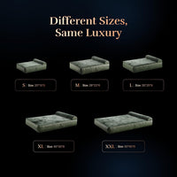 Large Dog Bed Orthopedic Memory Foam Cooling Gel 35x25x8.7 in – Essentials for Dogs - Green - LE / XX-Large - image 4