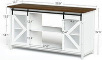 55-75 Gallon Aquarium Stand Heavy Duty Steel Frame, Fish Tank Cabinet with Accessories Storage for Reptile Terrarium & Turtle Tank - 1000lbs Capacity (White)