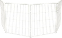 FXW Homeplus Unleashed Indoor Dog Playpen - Stress-Free and Safe Play, Heavy Duty 32 Inch 4 Wire Panels Dog Pen for Puppy and Small Dogs, White│Patented