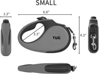 TUG Original Retractable Dog Leash - Grey / Small - image 2