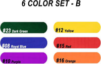 9KM DWLIFE Nylon Ripstop Fabric, 6 Color Set: 60x39 Inch - 6 Colors Set - B / 1 Meter: 60"x39" - image 2