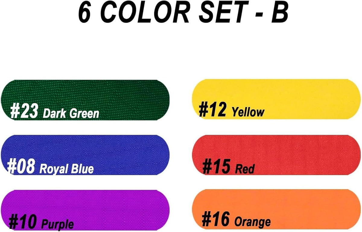 9KM DWLIFE Nylon Ripstop Fabric, 6 Color Set: 60x39 Inch - 6 Colors Set - B / 1 Meter: 60"x39" - image 2