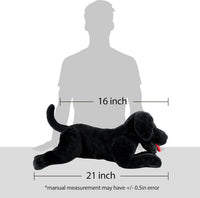 LotFancy Dog Stuffed Animals Plush - Black / 21 inch (Pack of 3) - image 2