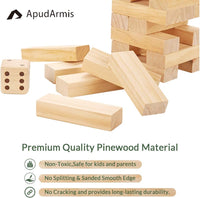 ApudArmis 60 Pcs Tumble Tower - Burlywood / L-Stack to 5 FT - image 2