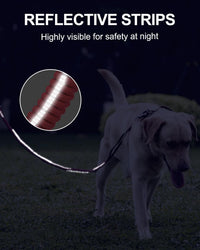 Joytale Tactical Bungee Dog Leash, Shock Absorbing No Pull - Hot pink - image 4