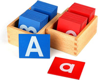 YHZAN Montessori sandpaper letters tactile alphabet set with upper and lower case letters