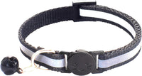2 Pack Breakaway Cat Collars with Bells - Black - image 4