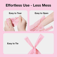VETRESKA Dog Poop Bags with Handles 240 Count - Cherry Blossom / 1 Count (Pack of 450) - image 4