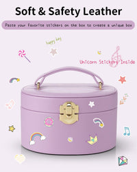 VLANDO Musical Jewelry Box for Girls - B.Purple - image 3