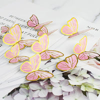 Pink Butterfly Cake Toppers - image 3