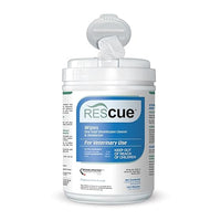 REScue One-Step Disinfectant Cleaner & Deodorizer Wipes for Vet Use – Cleaner for Kennels, Litter Boxes, Vet Offices, Pet Grooming Surfaces, Pet Items – Wipes Canister, 160-Count (Pack of 1)