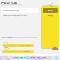 Same and Silybin for Cats - S-Adenosyl-L-Methionine - 120g Powder - Liver Supplement - Promotes Cognitive and Liver Support