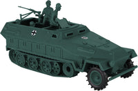 BMC Classic Toy Soldiers WW2 German Hanomag halftrack in gray plastic, 1:32 scale - view 3