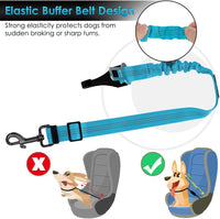 SlowTon Dog Car Seat Belt - Blue / 35.5in- 1 Pack - image 4