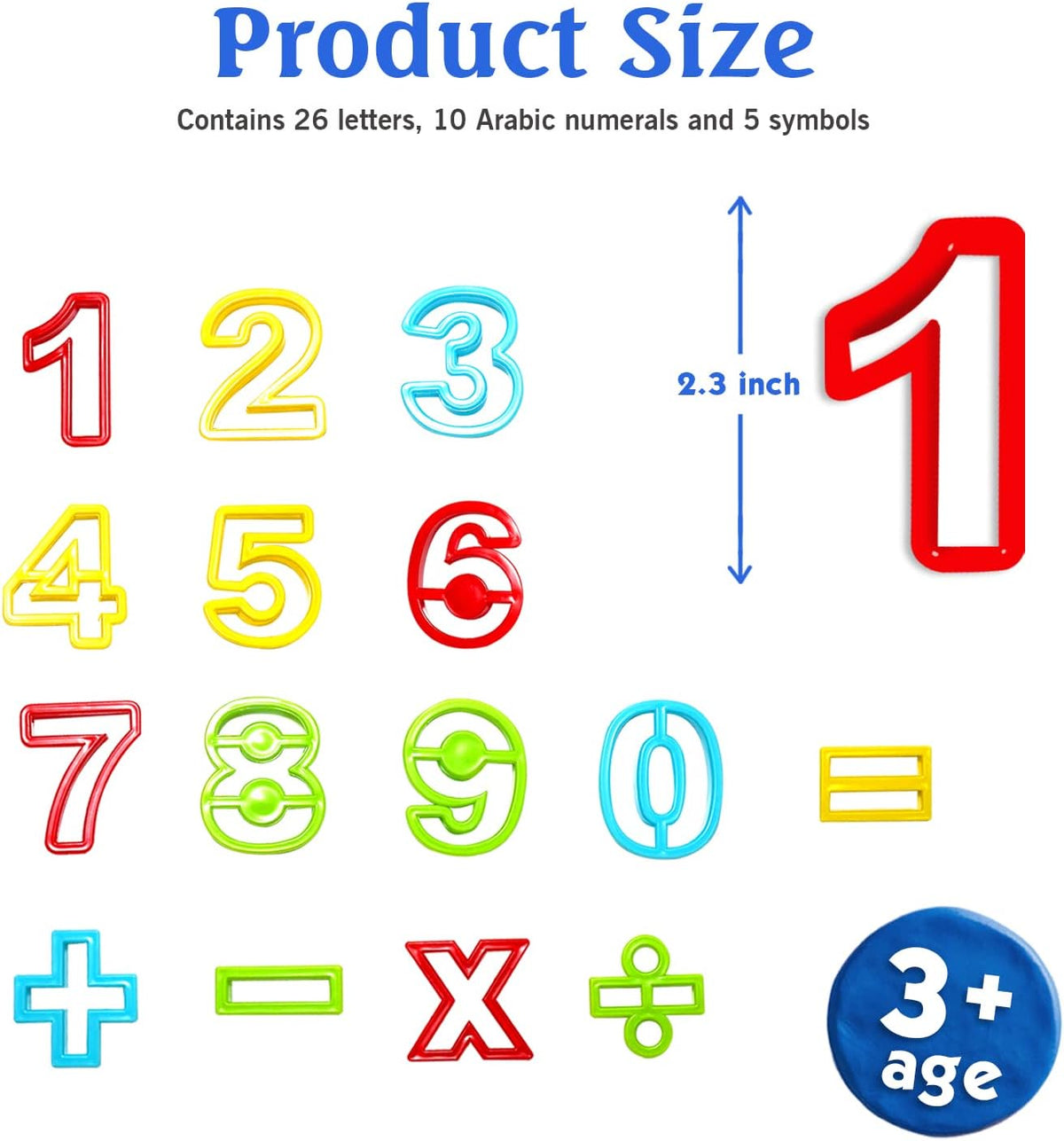 Assorted Designs Dough Extruders Set, Set of 10 - 15 Numbers Dough Cutter Kit - image 3