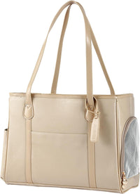 Stylish Dog Purse Carrier - Ivory