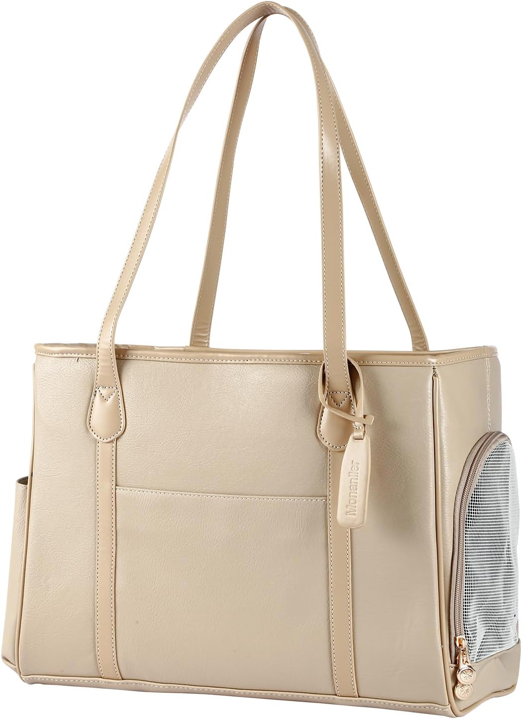 Stylish Dog Purse Carrier - Ivory