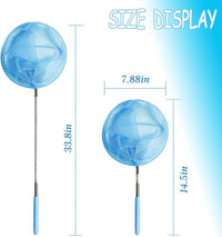 Kids Telescopic Butterfly Fishing Nets for Kids Catching Insect Net - 3 Pack - image 4