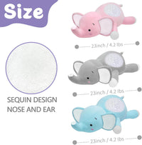 CSVBTRF Weighted Stuffed Animals - Grey Elephant - image 2