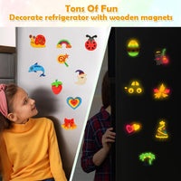 48 Pcs DIY Wooden Magnets - image 4