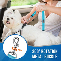 Lukovee Double Dog Car Seat Belt, No Tangle Headrest Restraint – Essentials for Dogs - Light Blue / 1 Pack - image 3