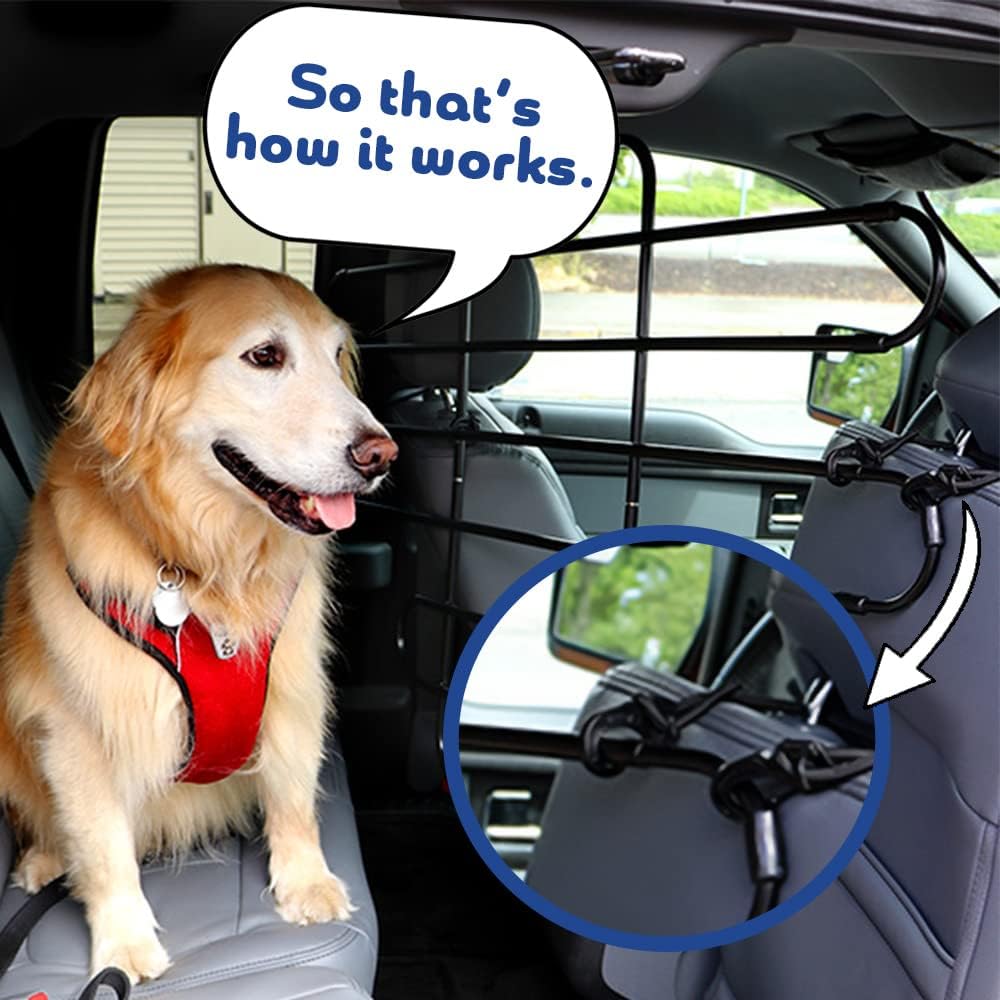 Original Zookeeper Car, SUV, and Truck Adjustable Dog Barrier – Essentials for Dogs - image 2