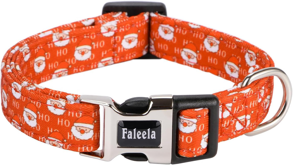 Faleela Soft &Comfy Bowtie Dog Collar - Large(Pack of 1) / Christmas Red - image 4