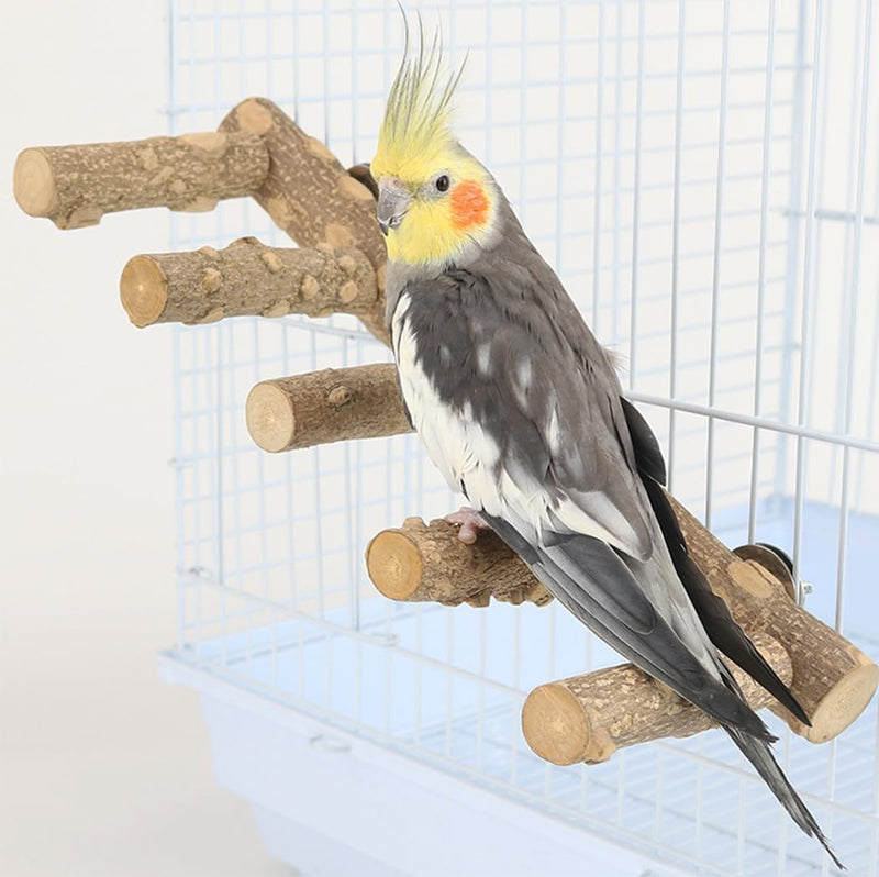Bird Parrot Ladder Perch for Cage - A