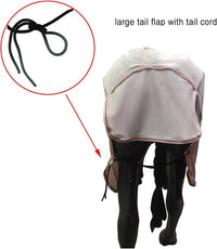 BARN & STABLE Breathable and UV Protective Tear-Resistant Mesh Horse Fly Sheet Comfy Equine Summer Sheet with Removable Web Leg Straps