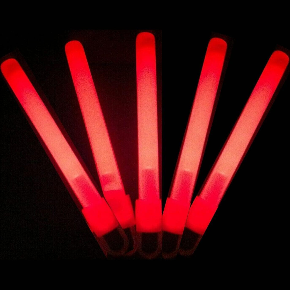 Glow With Us 50 pack of 4 inch orange glow sticks with necklace strings - view 4